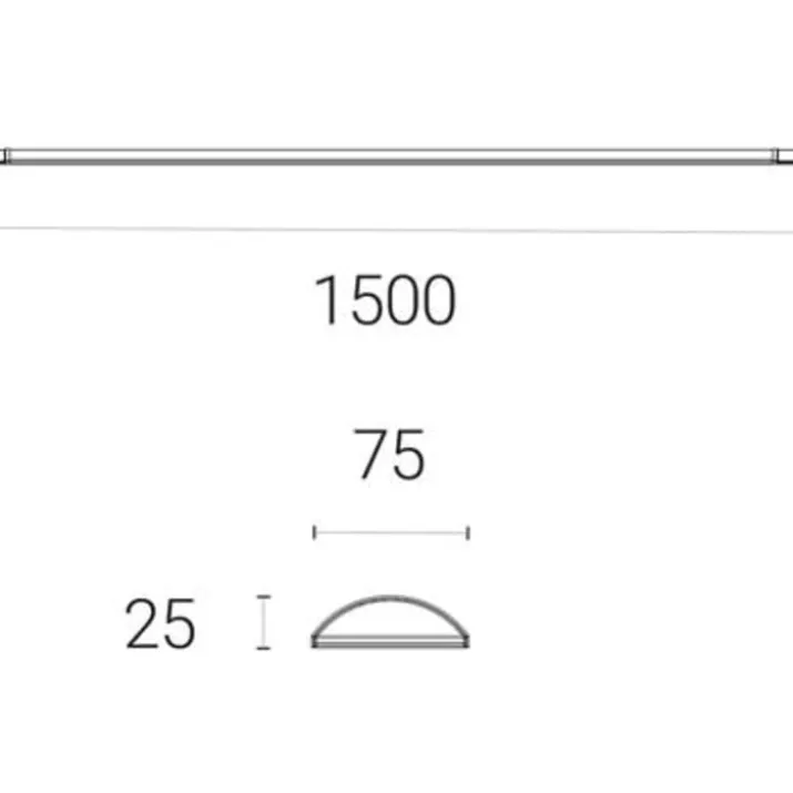 4lite Advantage Twin lysarmatur, 40W, 150 cm