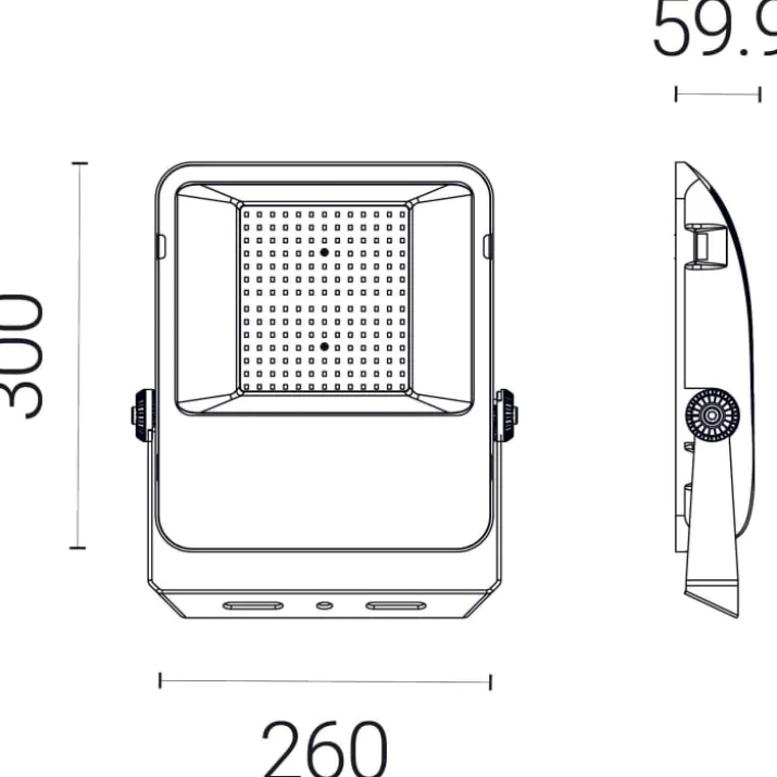 4lite Floodlight projektør, 4000K, 150W