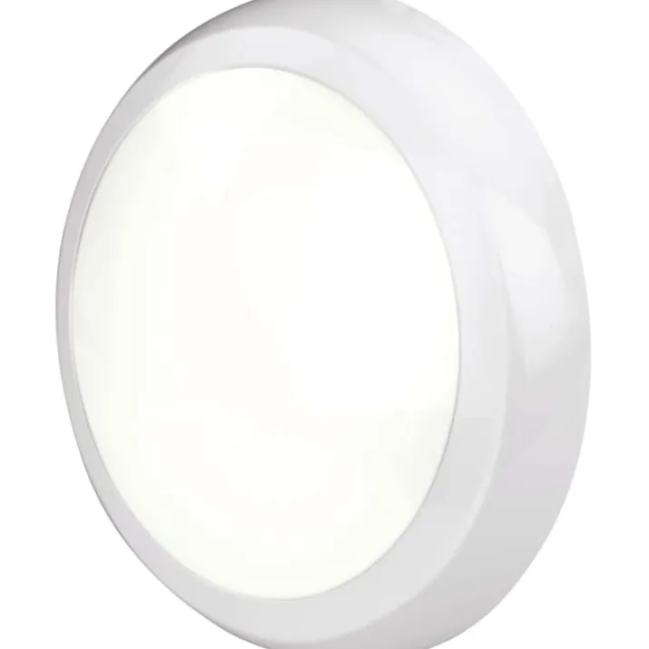 4lite Kudo plafond med nødlys, hvid