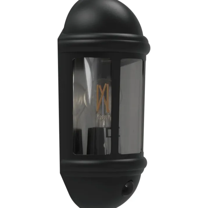 4lite Lantern Half udendørs væglampe med sensor