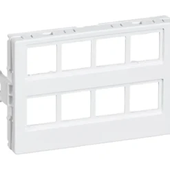 LK Clicline udtag 8x RJ45, hvid