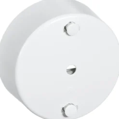 LK clips-roset, 5P, Ø80 mm, hvid