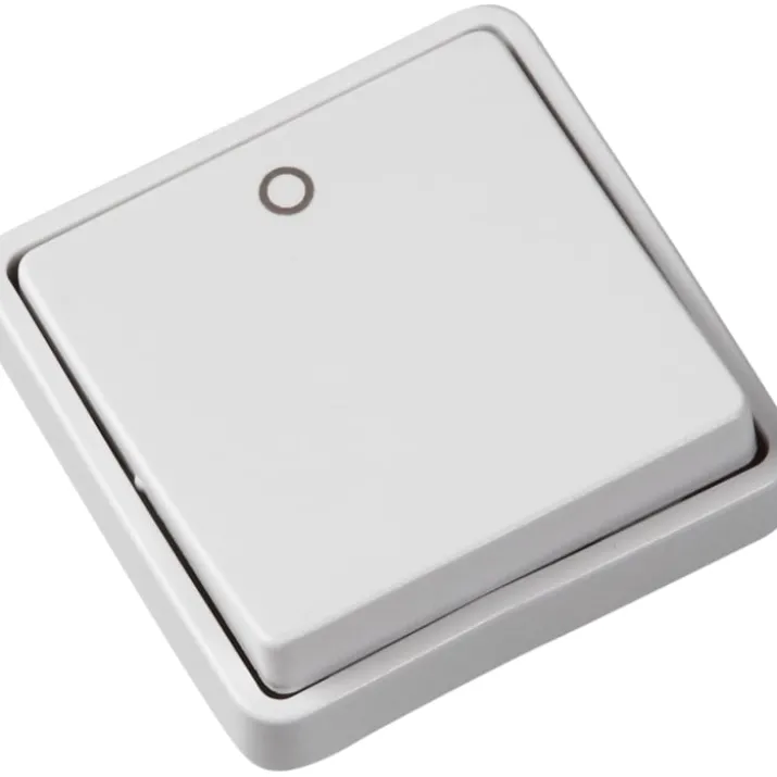 LK Fuga afbryder 2-polet 440 V 1 modul, hvid