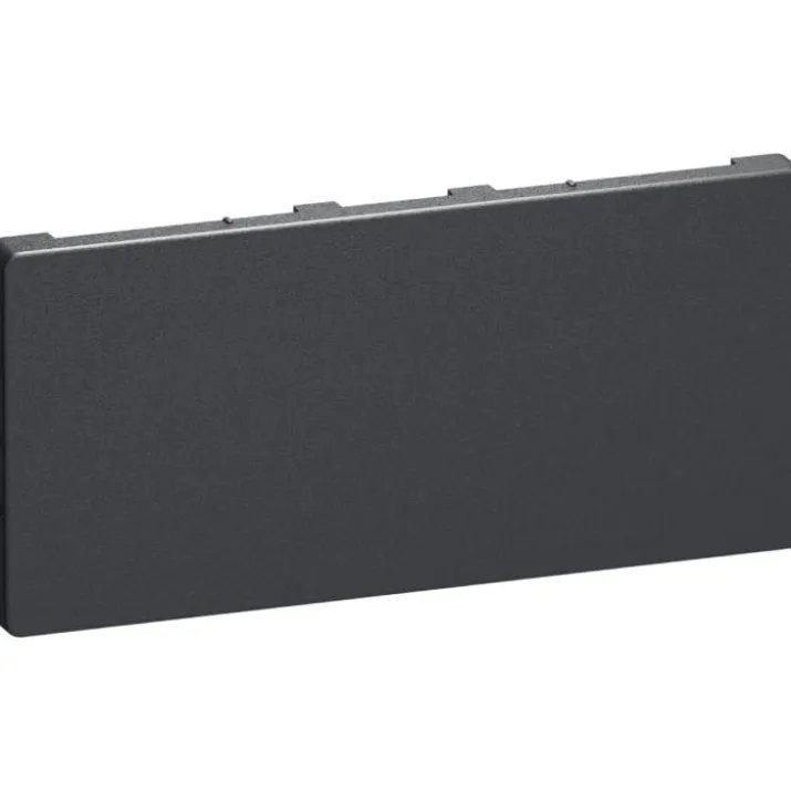 LK Fuga afdækning for blænddæksel, 2 modul, koksgrå