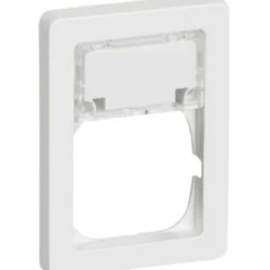 LK Fuga Baseline 63 ramme med tekstmodul, 1,5 modul, hvid
