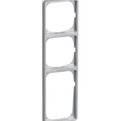 LK Fuga Baseline 50 ramme, 3,5 modul, metallic