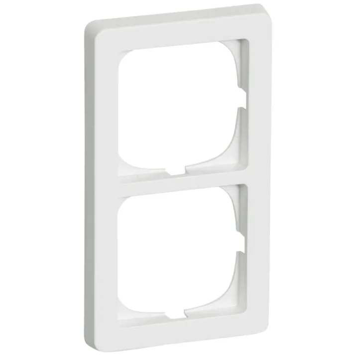 LK Fuga Baseline 63 ramme, 2x1 modul, hvid