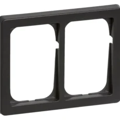 LK Fuga Baseline 63 ramme, 2x1,5 modul, vandret, koksgrå