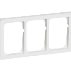 LK Fuga Baseline 63 ramme, 3x1,5 modul, vandret, hvid