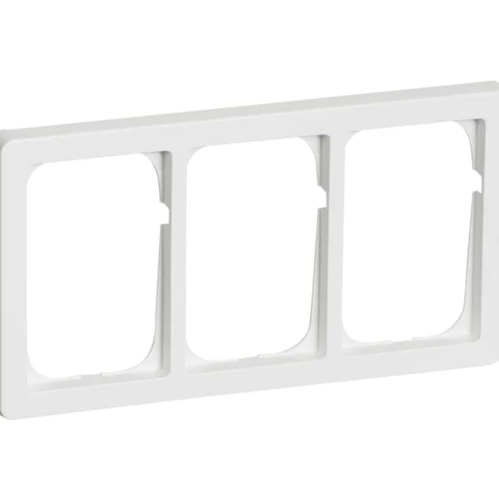 LK Fuga Baseline 63 ramme, 3x1,5 modul, vandret, hvid