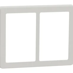 LK Fuga Base 63 ramme, 2x1,5 modul, lysegrå