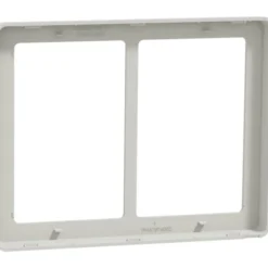 LK Fuga Base 63 ramme, 2x1,5 modul, lysegrå
