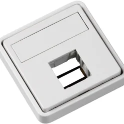 LK Fuga dataudtag uden montageramme, 1 modul, hvid