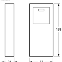 LK Fuga panelunderlag 1 modul, hvid