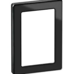 LK Fuga Pure 66 designramme, 1,5 modul, sort