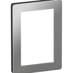 LK Fuga Pure 66 designramme, 1,5 modul, stål