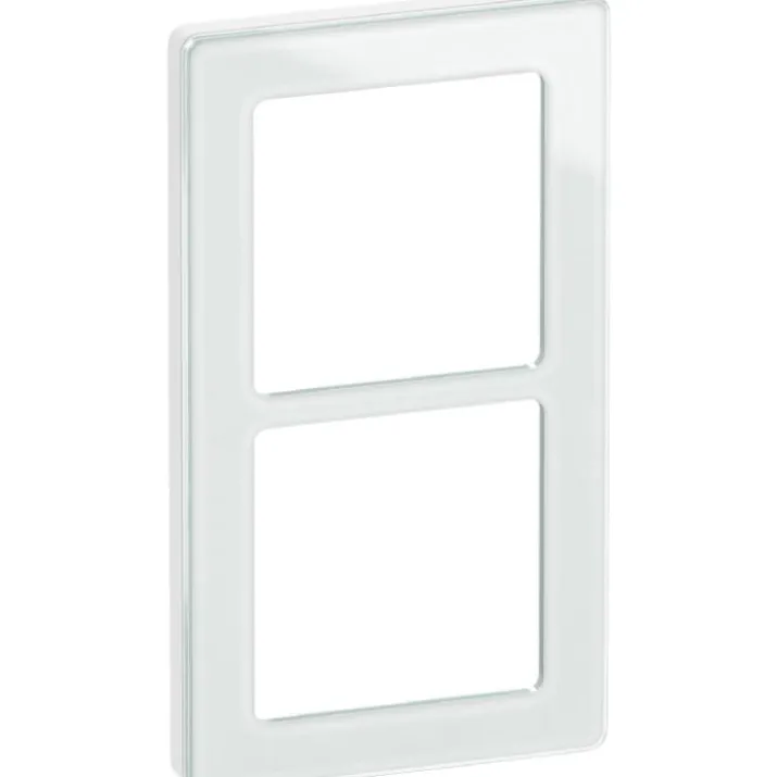 LK Fuga Pure 66 designramme, 2 modul, hvid