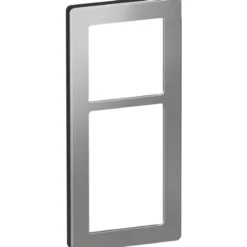 LK Fuga Pure 66 designramme, 2,5 modul, stål