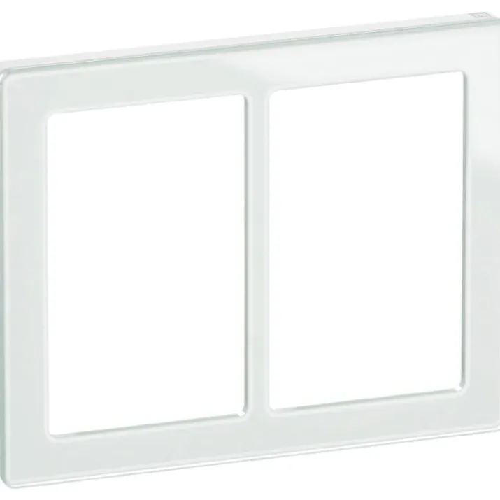 LK Fuga Pure 66 designramme, 2x1,5 modul, hvid