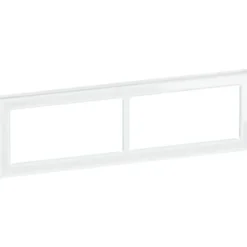 LK Fuga Pure 66 designramme, 2x2 modul, hvid