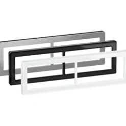 LK Fuga Pure 66 designramme, 2x2 modul, hvid