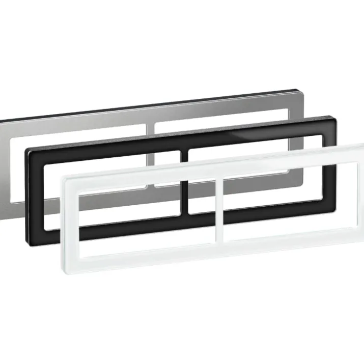 LK Fuga Pure 66 designramme, 2x2 modul, hvid