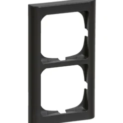 LK Fuga Softline 63 ramme, 2x1 modul, lodret, koksgrå