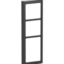 LK Fuga Soft 63 ramme, 3,5 modul, koksgrå