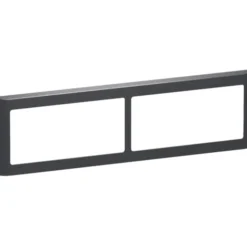 LK Fuga Soft 63 ramme, 2x2 modul, koksgrå
