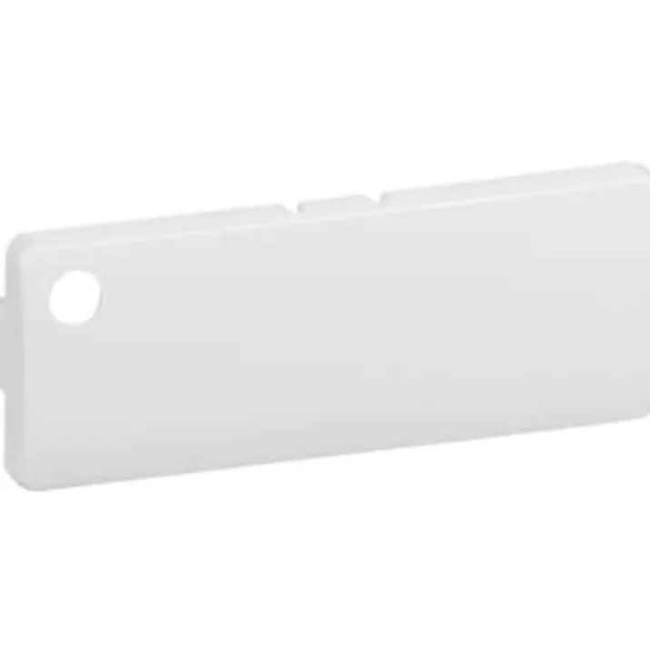 LK Fuga svagsstrøms tangent blank 1 LED, hvid
