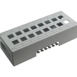 LK lexcom patchbox 16xRJ45, hvid