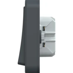 LK Opus 74 afbryder udendørs 2-pol 440V, antracit