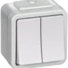 LK Opus 73 dobbelt afbryder med underlag
