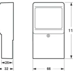LK Opus 66 panelunderlag 32 modulm, hvid