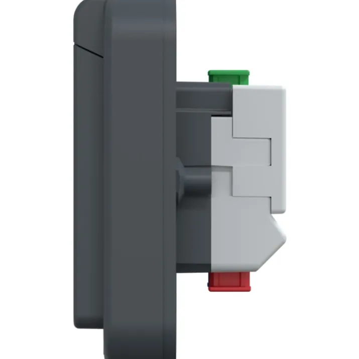LK Opus 74 stikkontakt med lampe, antracit