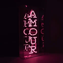 Locomocean Amour neonskilt, klar