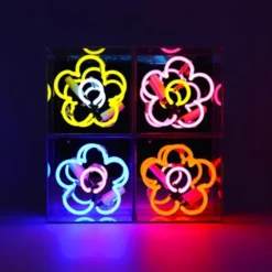 Locomocean Daisy neonskilt, gul