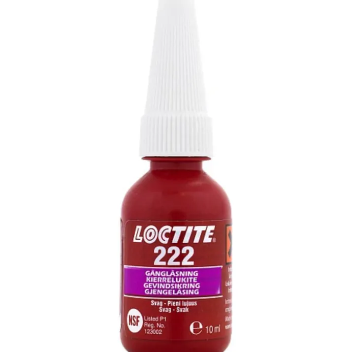 Loctite 222 gevindsikring, lav styrke, 10 ml