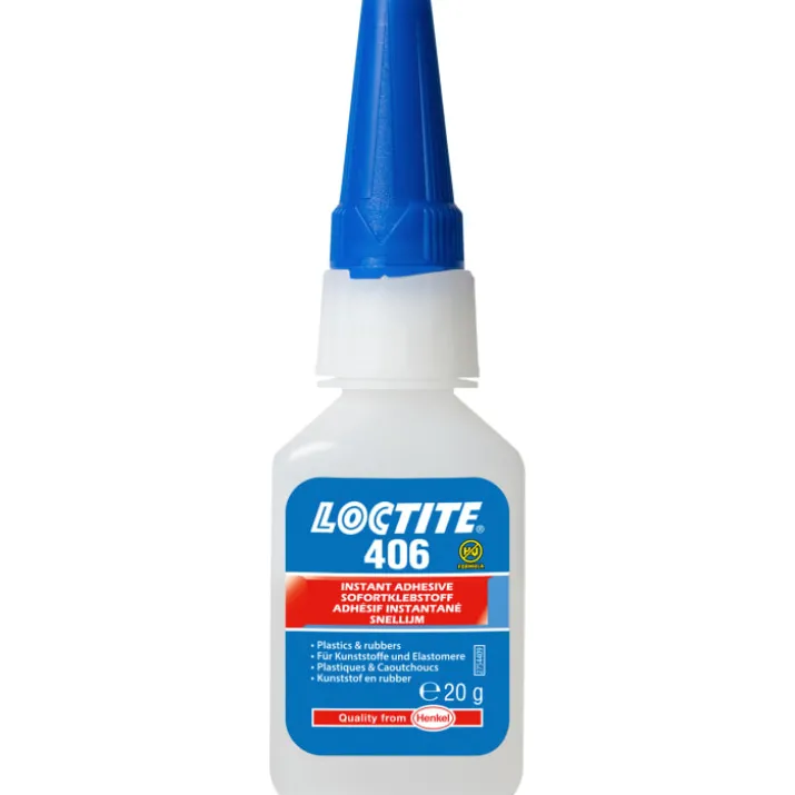 Loctite 406 hurtiglim, tyndt flydende, 20g