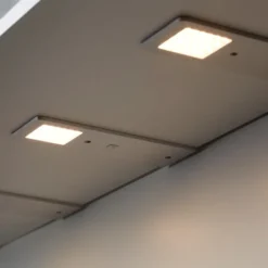 Loevschall Stella påbygningsspot dæmpbar, 4W, 5 stk, aluminium