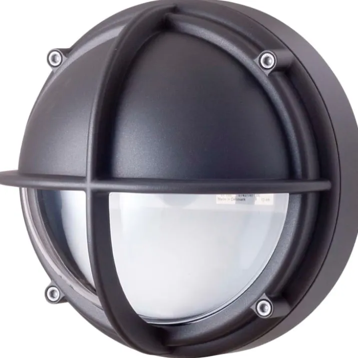 Louis Poulsen skotlampe, 3000K, halvskærmet, klar grå