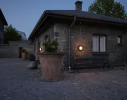 Louis Poulsen skotlampe, 4000K, uafskærmet, opal grå