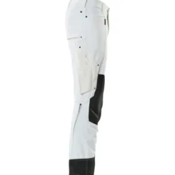 Mascot Advanced arbejdsbukser med stretch, hvid, str. 82C62