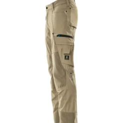 Mascot Advanced arbejdsbukser med stretch, khaki, str. 76C46