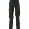 Mascot Advanced arbejdsbukser med stretch, sort, str. 76C48