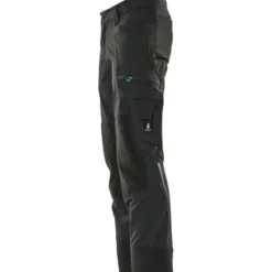 Mascot Advanced arbejdsbukser med stretch, sort, str. 76C48
