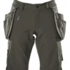 Mascot Advanced håndværkershorts med stretch, koksgrå, str. C42