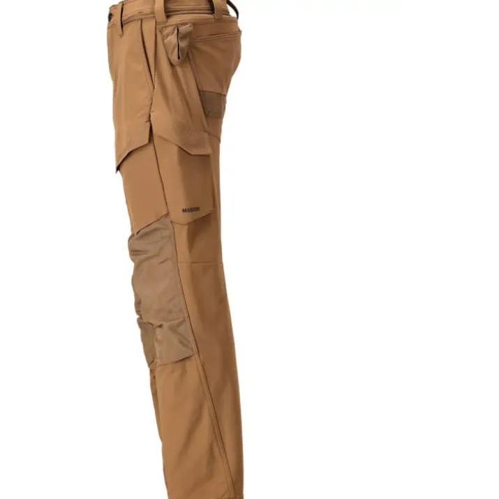 Mascot Customized arbejdsbukser med stretch, khaki, str. 76C44