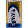 Maxell 9V batteri, 1 stk.