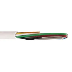 100 meter Nexans telefonledning PTK, 8x0,6 mm²